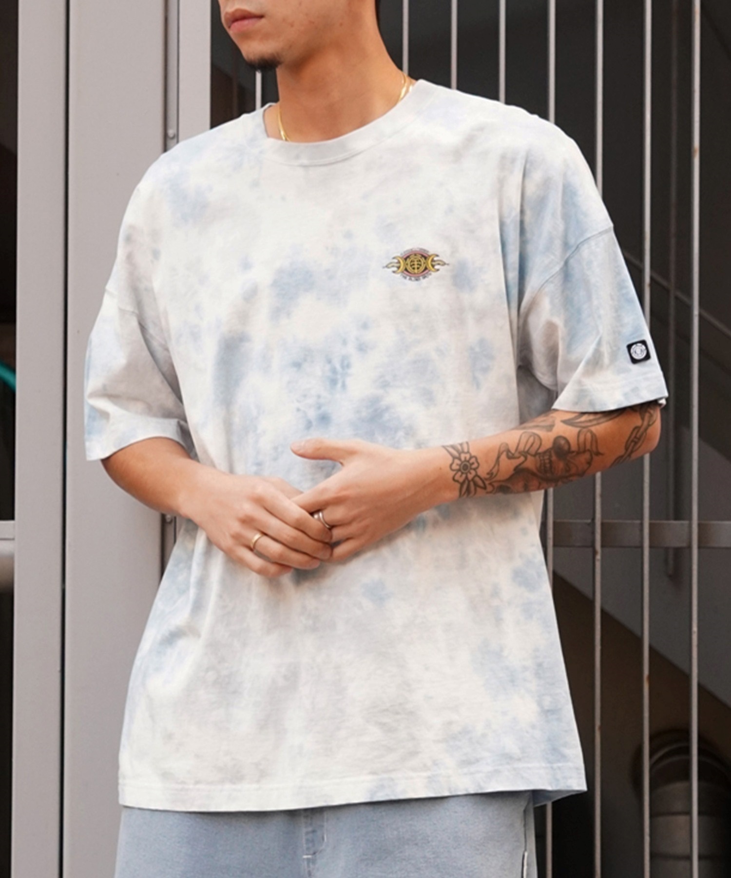 ELEMENT エレメント メンズ 半袖 Tシャツ オーバーサイズ バック