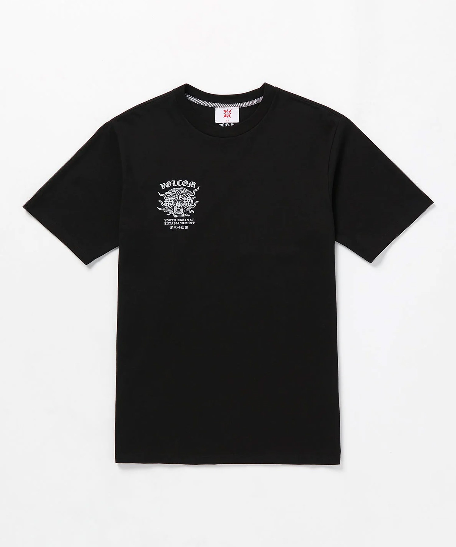 VOLCOM ボルコム メンズ 半袖 Tシャツ バックプリント ヘビーウェイト タイガー 虎 モチーフ AF312400(CMT-M)