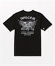 VOLCOM ボルコム メンズ 半袖 Tシャツ バックプリント ヘビーウェイト タイガー 虎 モチーフ AF312400(WHT-M)