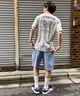 VOLCOM ボルコム メンズ 半袖 Tシャツ バックプリント ヘビーウェイト タイガー 虎 モチーフ AF312400(WHT-M)