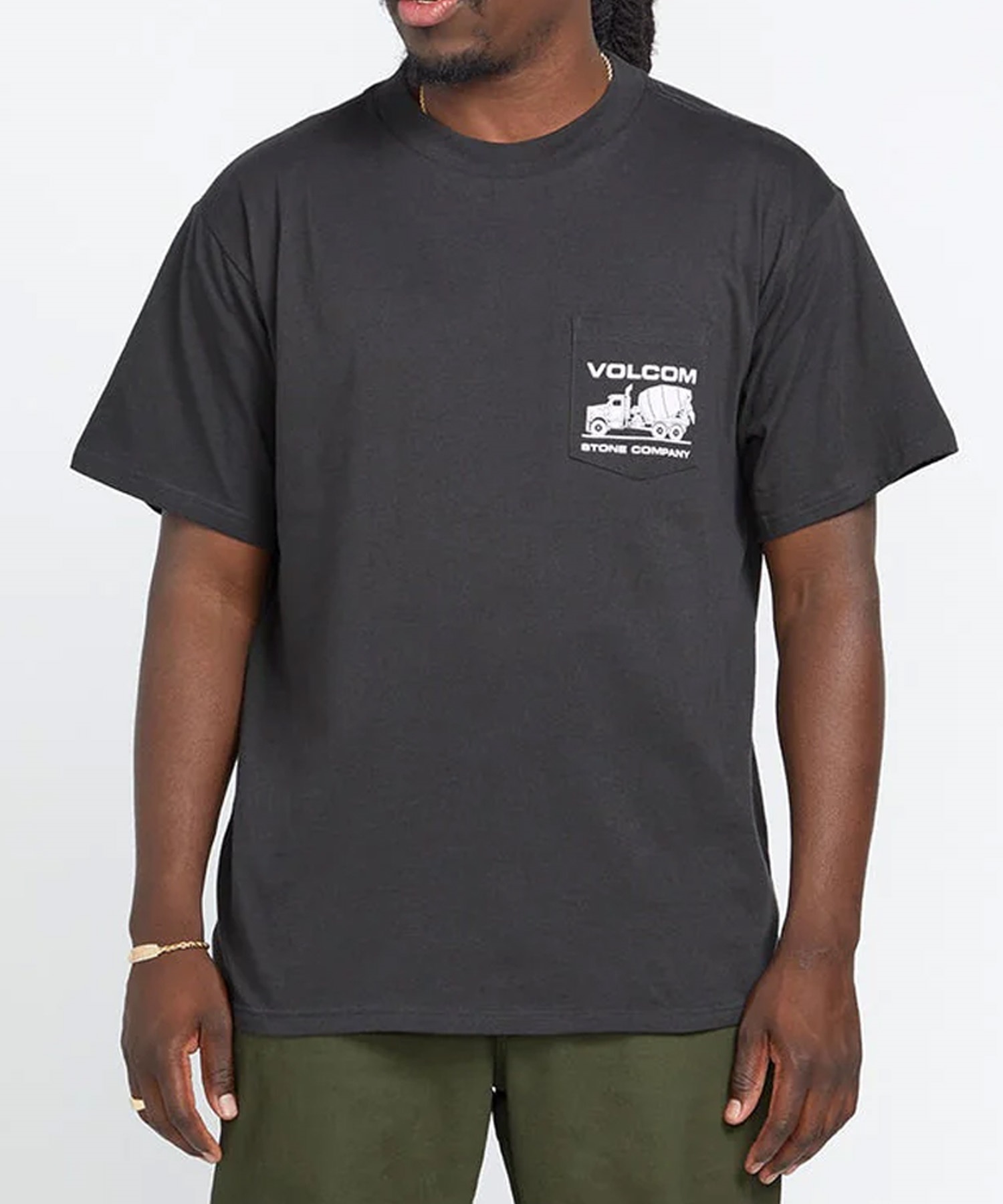VOLCOM ボルコム Tシャツ 半袖 グレー メンズ TOKYO TRUE