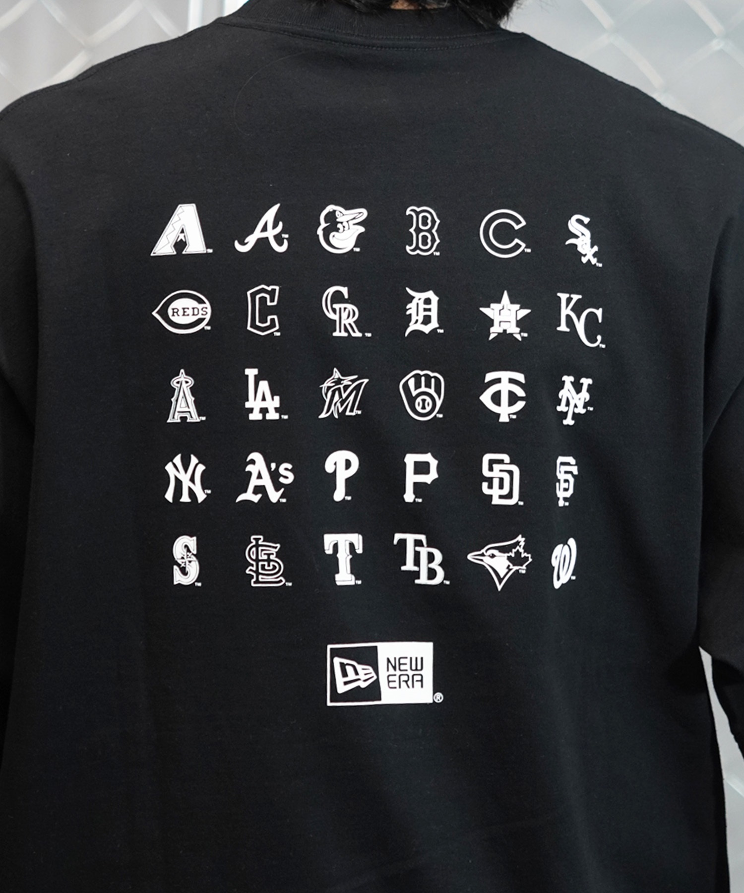 大人気!【New Era】MLB チームロゴ エッセンシャルズ Tシャツ t-mlb-apparel-world-series-