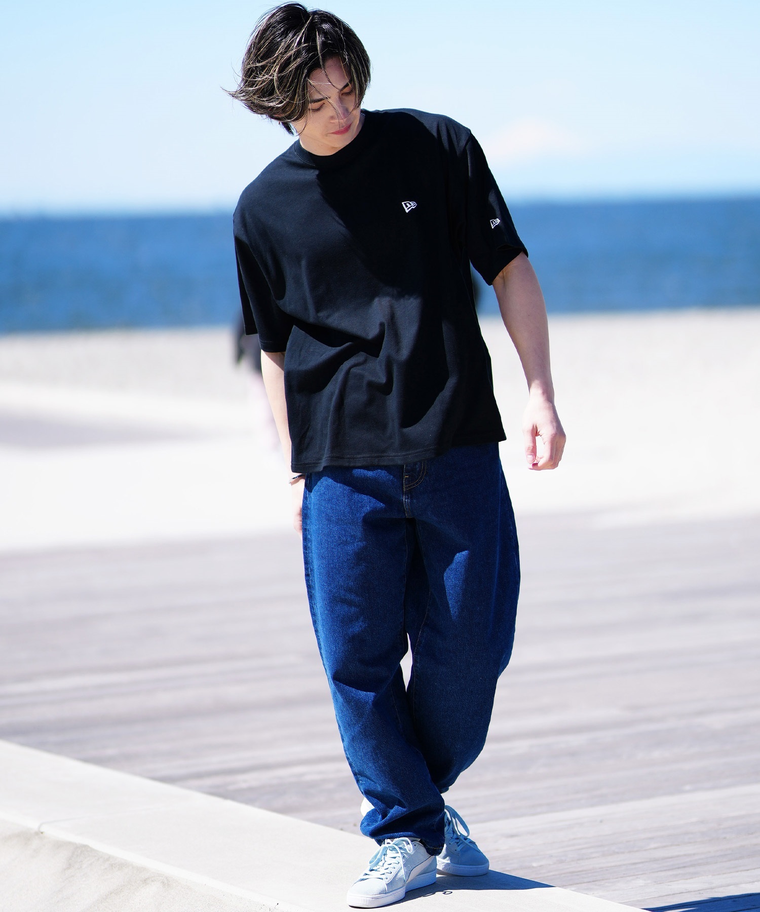 半袖Tシャツ★ニューエラ★エヌエフエル MALIBU BLUE 半袖Tシャツ☆ニューエラ☆エヌエフエル MALIBU BLUE Tシャツ