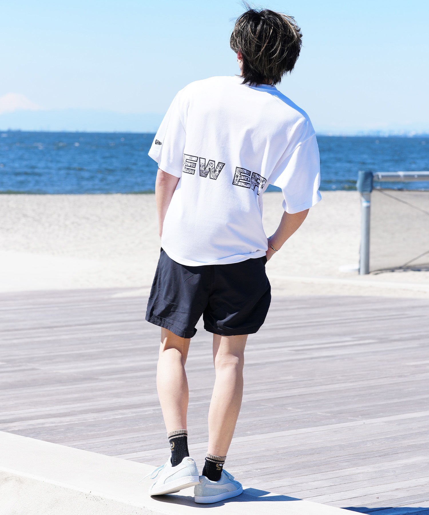 ムラサキスポーツ限定】 NEW ERA ニューエラ メンズ 半袖 T