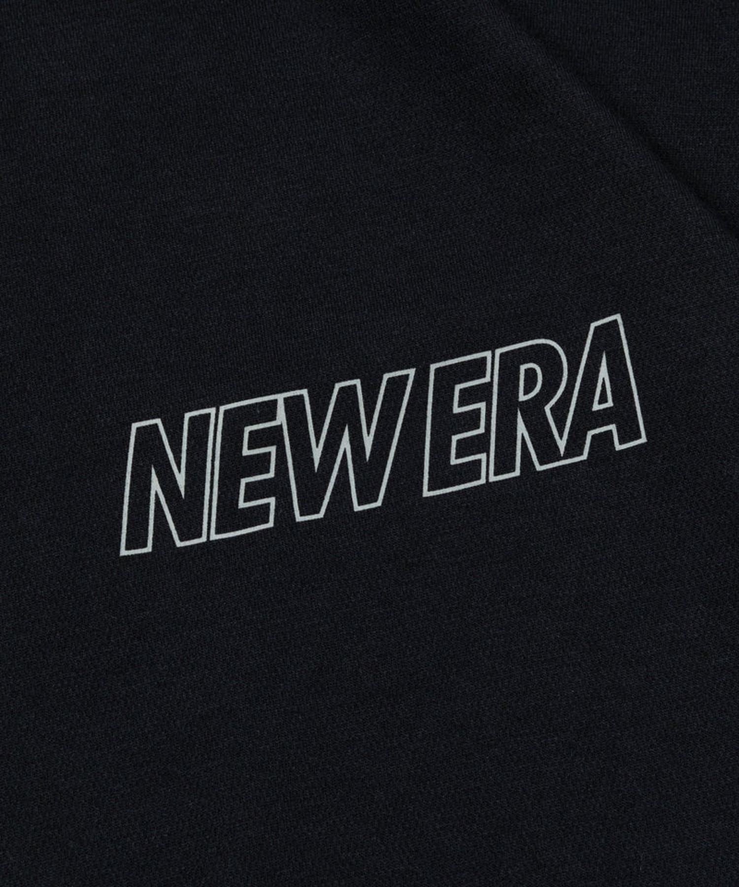 【マトメガイ対象】NEW ERA ニューエラ メンズ Tシャツ 半袖 オーバーサイズ バックプリント 吸汗速乾 シンプル 14121973(BLK-M)