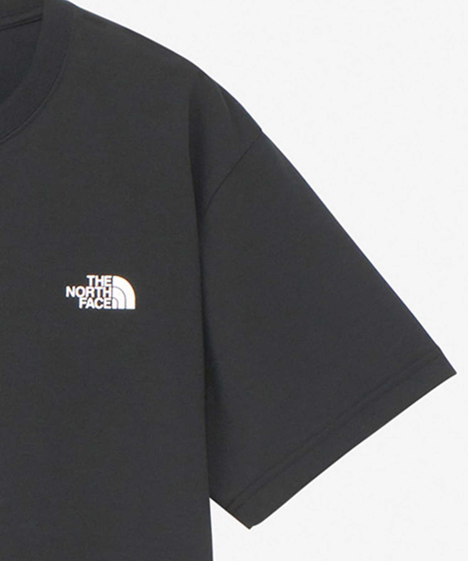 THE NORTH FACE ザ・ノース・フェイス メンズ 半袖 Tシャツ レギュラーシルエット バンダナ スクエアロゴ NT32446(K-S)