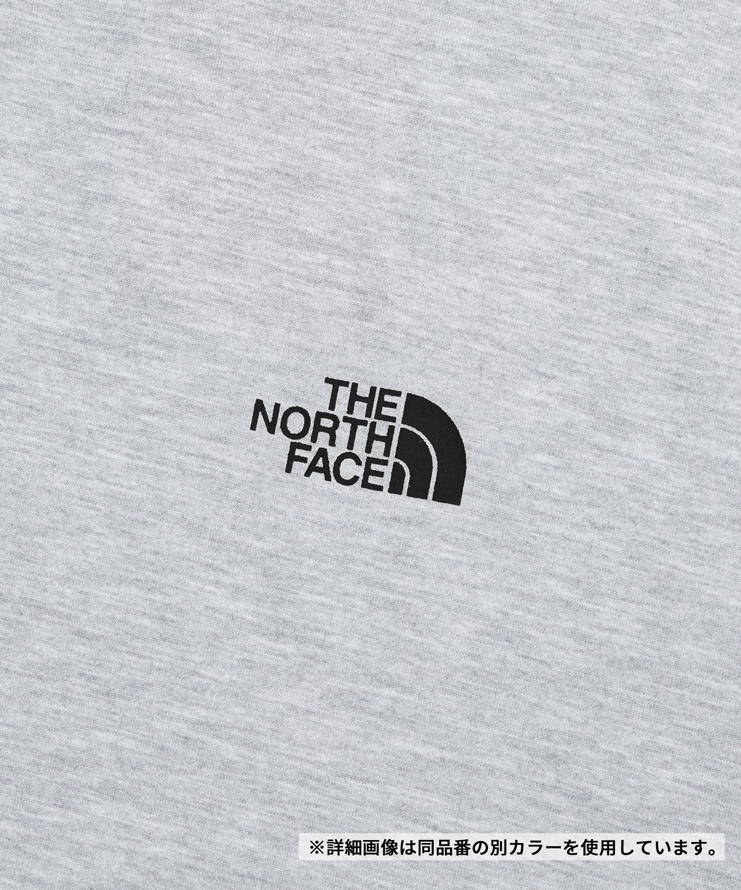 THE NORTH FACE ザ・ノース・フェイス メンズ Tシャツ 半袖 スクエアロゴ バックプリント 速乾 カモフラ柄 迷彩柄 NT32437 K(K-S)