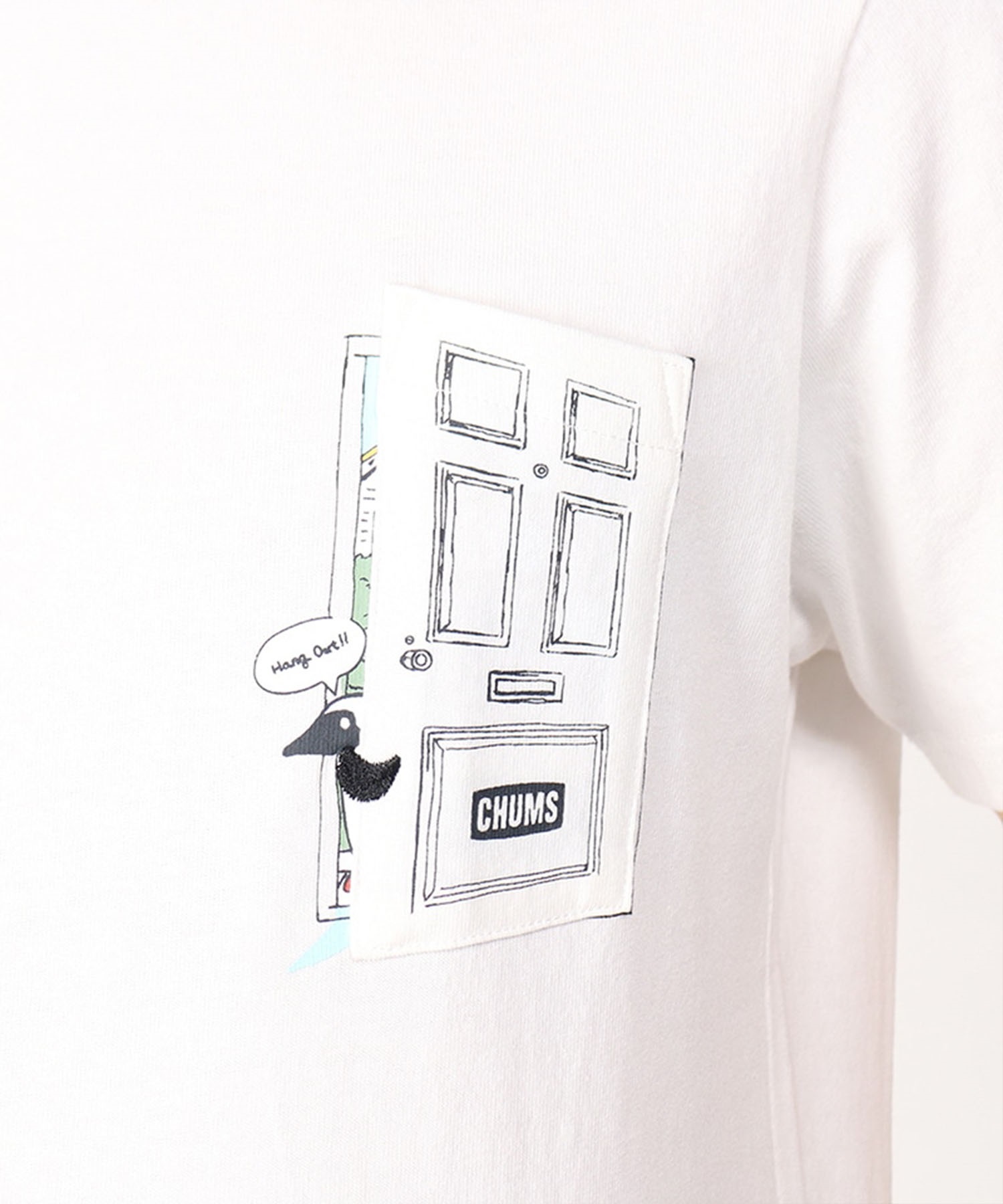 CHUMS チャムス Go Outdoor Pocket T-Shirt ゴーアウトドア