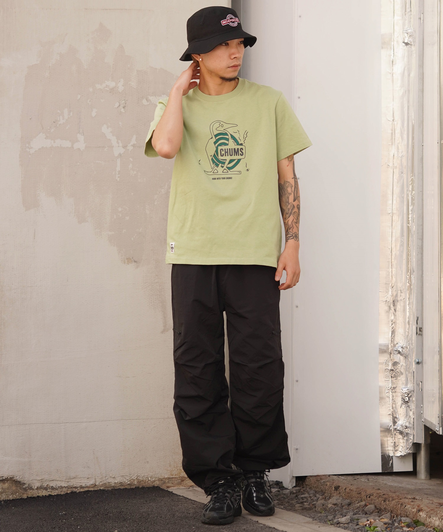 ★早期完売★Thug Club★Camoflage Chopper T-Shirt★大人気★ Camoflage Chopper T-shirt -Beige -Green