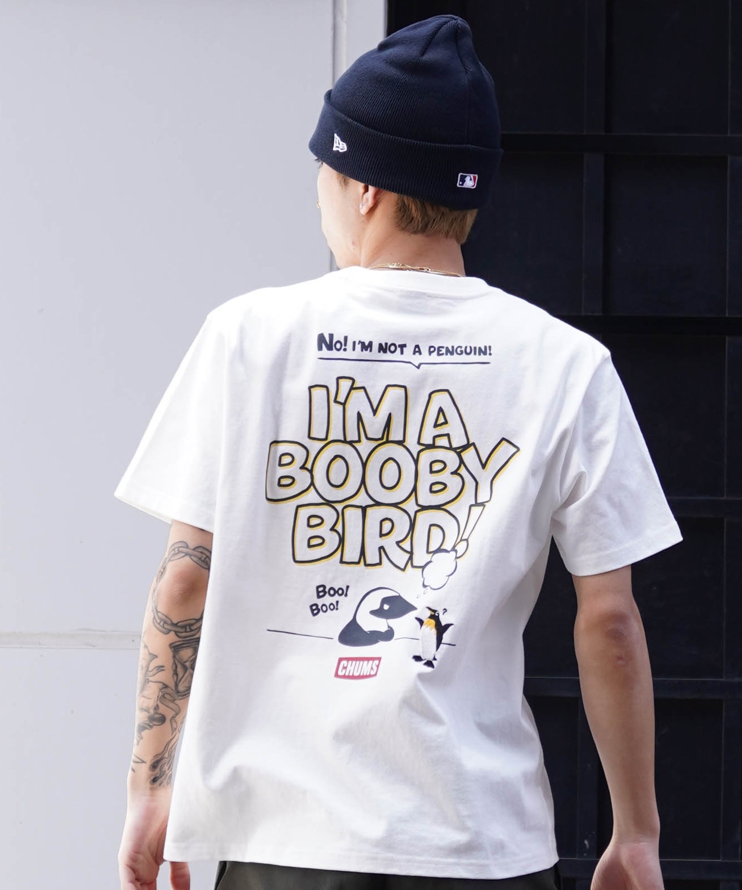 CHUMS/チャムス Anti-Bug I'm A Booby Bird! T-Shirt アンチバグ　アイム　ア　ブービーバード　Ｔシャツ クルーネック CH01-2383(M076-M)