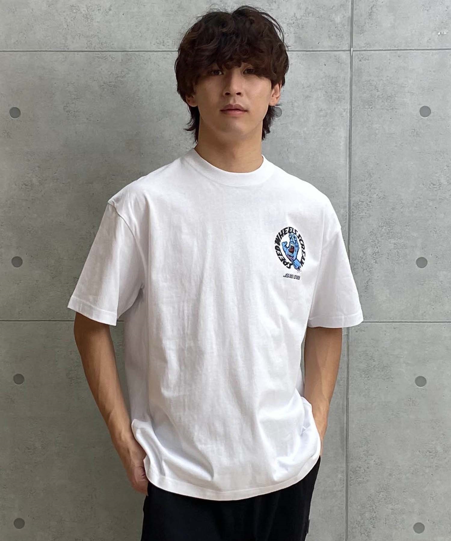 【ムラサキスポーツ限定】 SANTACRUZ サンタクルーズ メンズ 半袖 Tシャツ バックプリント 502241407(NAVY-M)