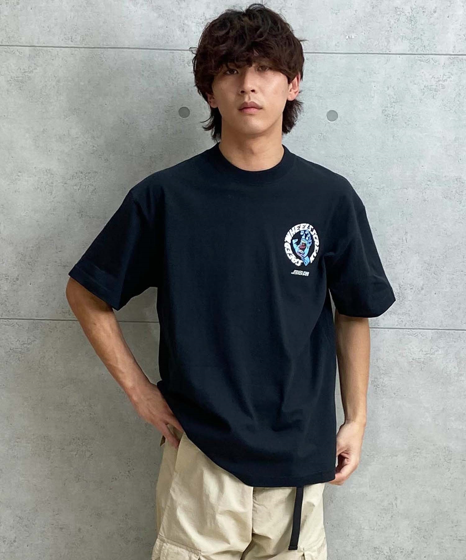 【ムラサキスポーツ限定】 SANTACRUZ サンタクルーズ メンズ 半袖 Tシャツ バックプリント 502241407(L.BEG-M)