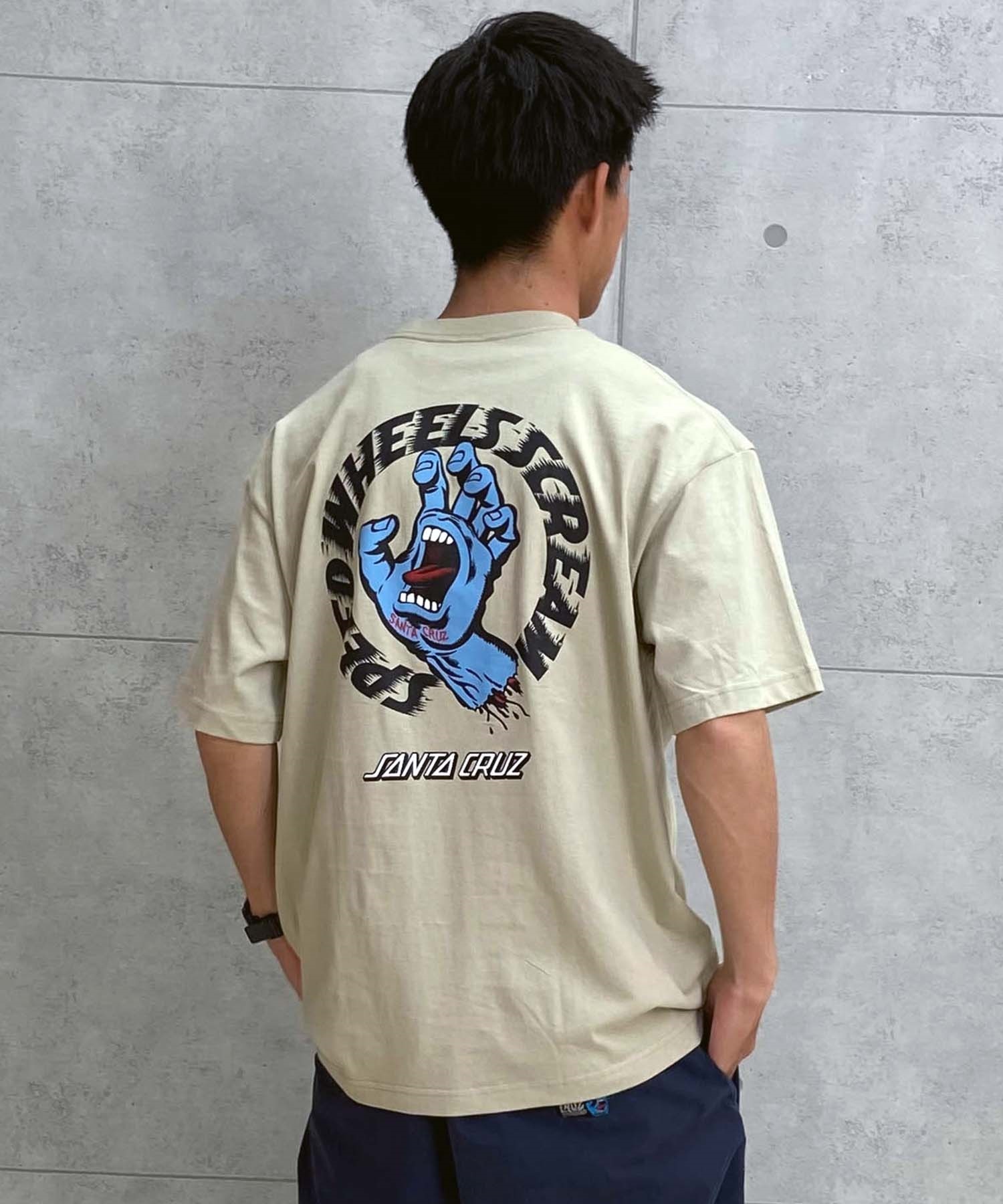 【ムラサキスポーツ限定】 SANTACRUZ サンタクルーズ メンズ 半袖 Tシャツ バックプリント 502241407(WHITE-M)