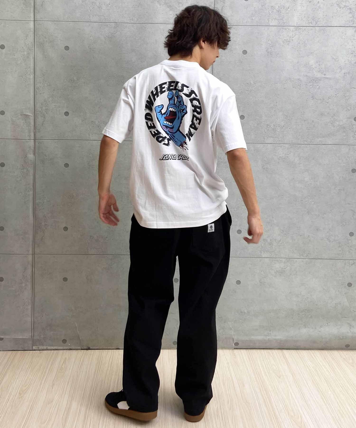 【ムラサキスポーツ限定】 SANTACRUZ サンタクルーズ メンズ 半袖 Tシャツ バックプリント 502241407(L.BEG-M)