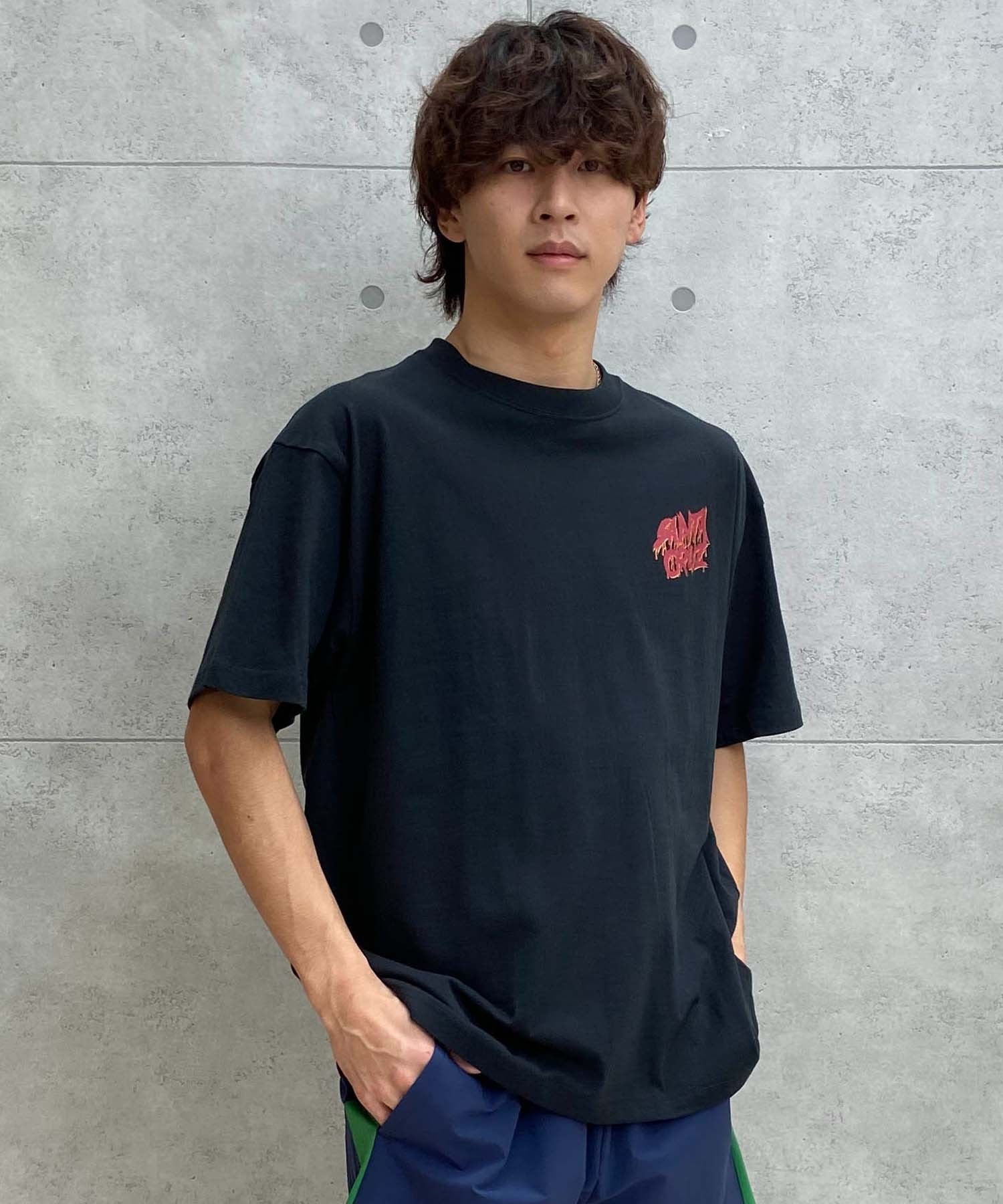 CELL BLOCK フロントプリント Tシャツ 黒 サンタクルーズ Lサイズ CELL