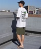 【クーポン対象】ELEMENT エレメント メンズ Tシャツ 半袖 TIMBER! バックプリント ビッグシルエット BE02A-242(GRY-M)