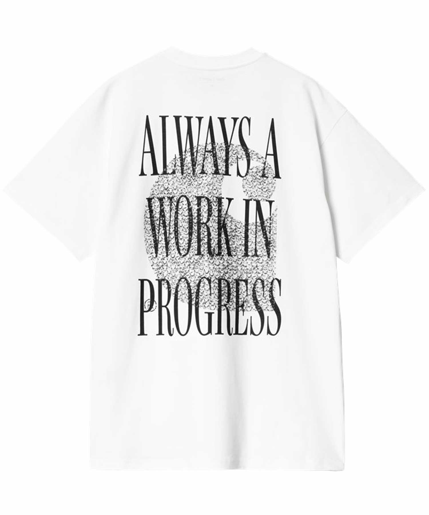 Carhartt WIP カーハートダブリューアイピー S S ALWAYS A WIP T-SHIRT メンズ 半袖Ｔシャツ バックプリント I033174(WHITE-M)