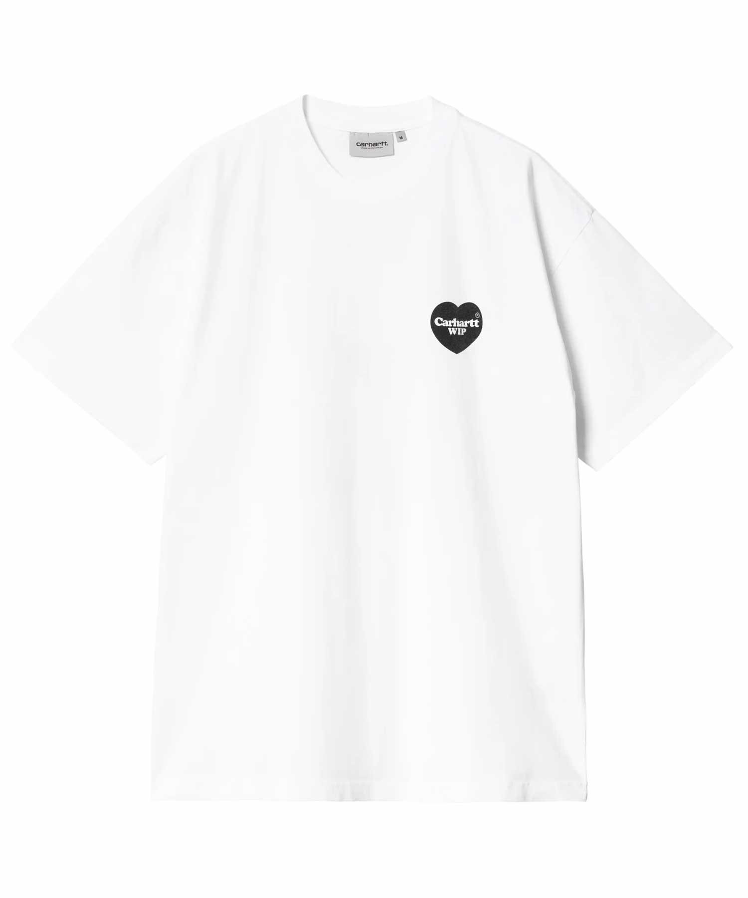 Carhartt WIP カーハートダブリューアイピー S S HEART BANDANA T-SHIRT メンズ 半袖Ｔシャツ I033116 WTBK(WT/BK-M)