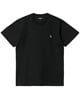 Carhartt カーハート S S CHASE T-SHIRT ルーズシルエット メンズ 半袖 Tシャツ I026391 BK GD(BK/GD-M)