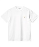 Carhartt カーハート S S CHASE T-SHIRT ルーズシルエット メンズ 半袖 Tシャツ I026391 WT GD(WT/GD-M)