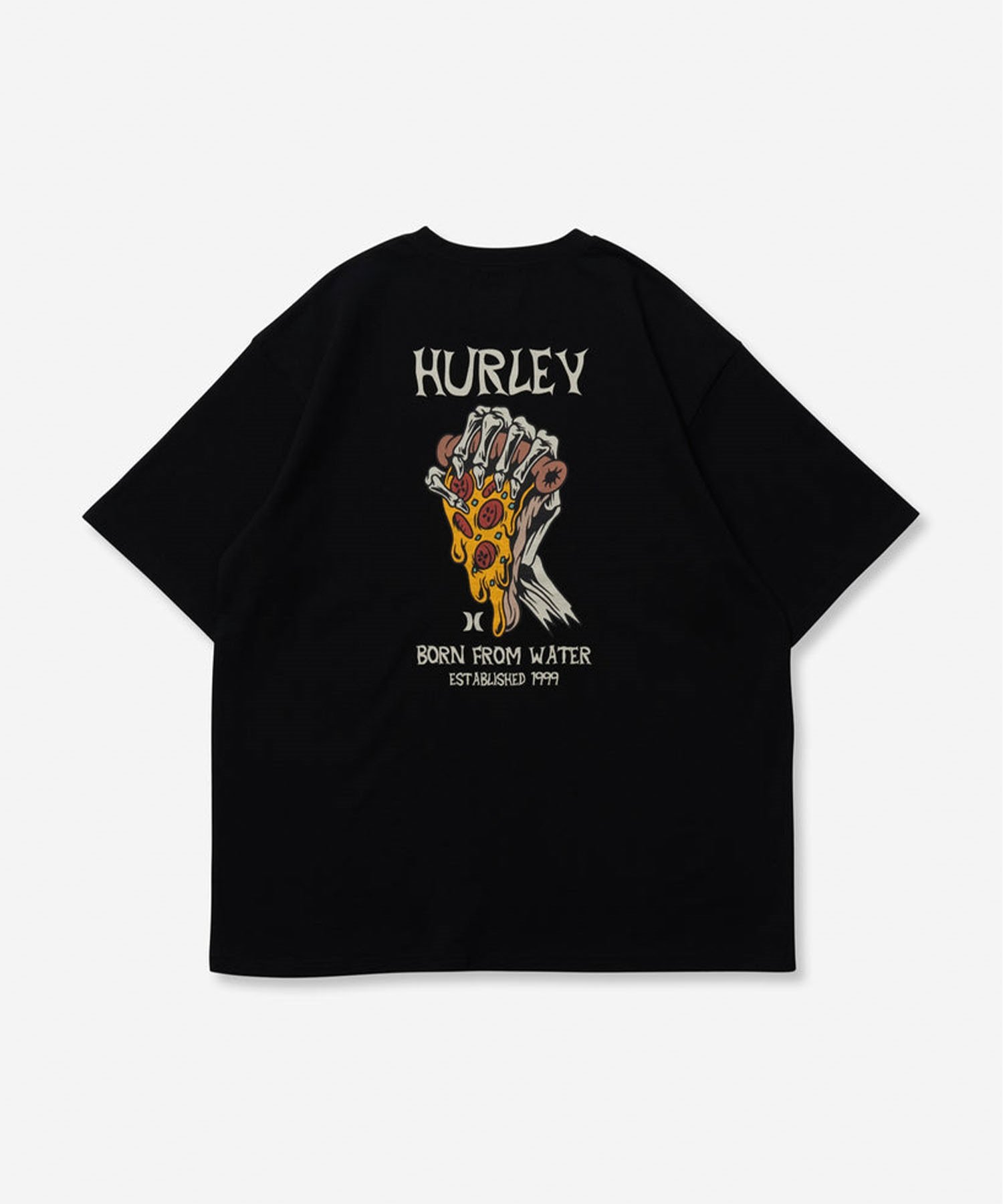 Hurley ハーレー PIZZA HEAVY WEIGHT SHORT SLEEVE TEE ピザ メンズ 半袖 Tシャツ 24MRSMSS02(WHT-S)