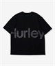 Hurley ハーレー メンズ 半袖 Tシャツ オーバーサイズ レオパード柄 ビッグロゴ バックプリント MSS2411023(WHT-S)