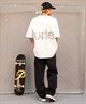 Hurley ハーレー メンズ 半袖 Tシャツ オーバーサイズ レオパード柄 ビッグロゴ バックプリント MSS2411023(WHT-S)