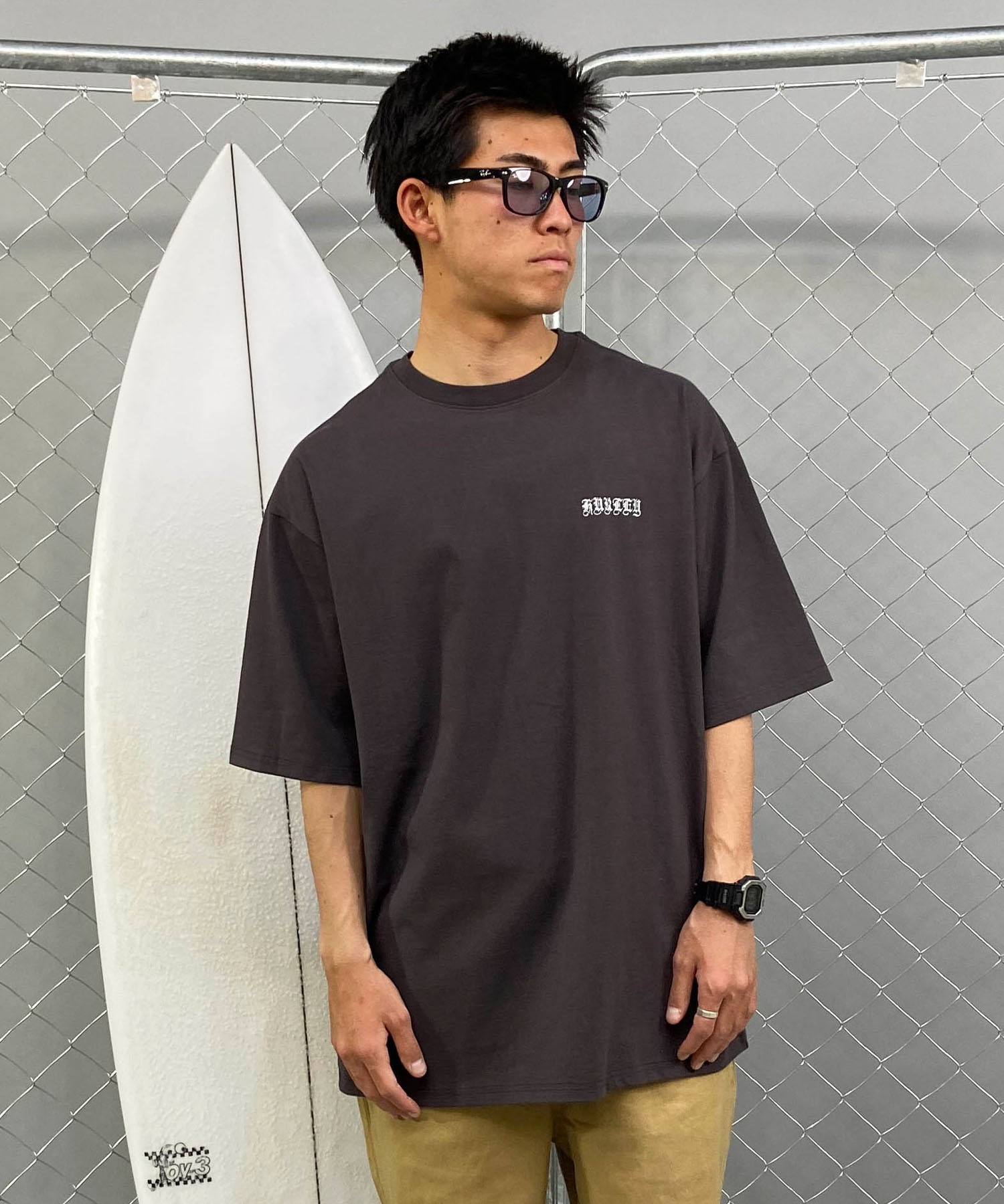 Hurley ハーレー バンダナ バックプリント ティー メンズ ショートスリーブ Tシャツ 24MRSMSS04(BLK-S)