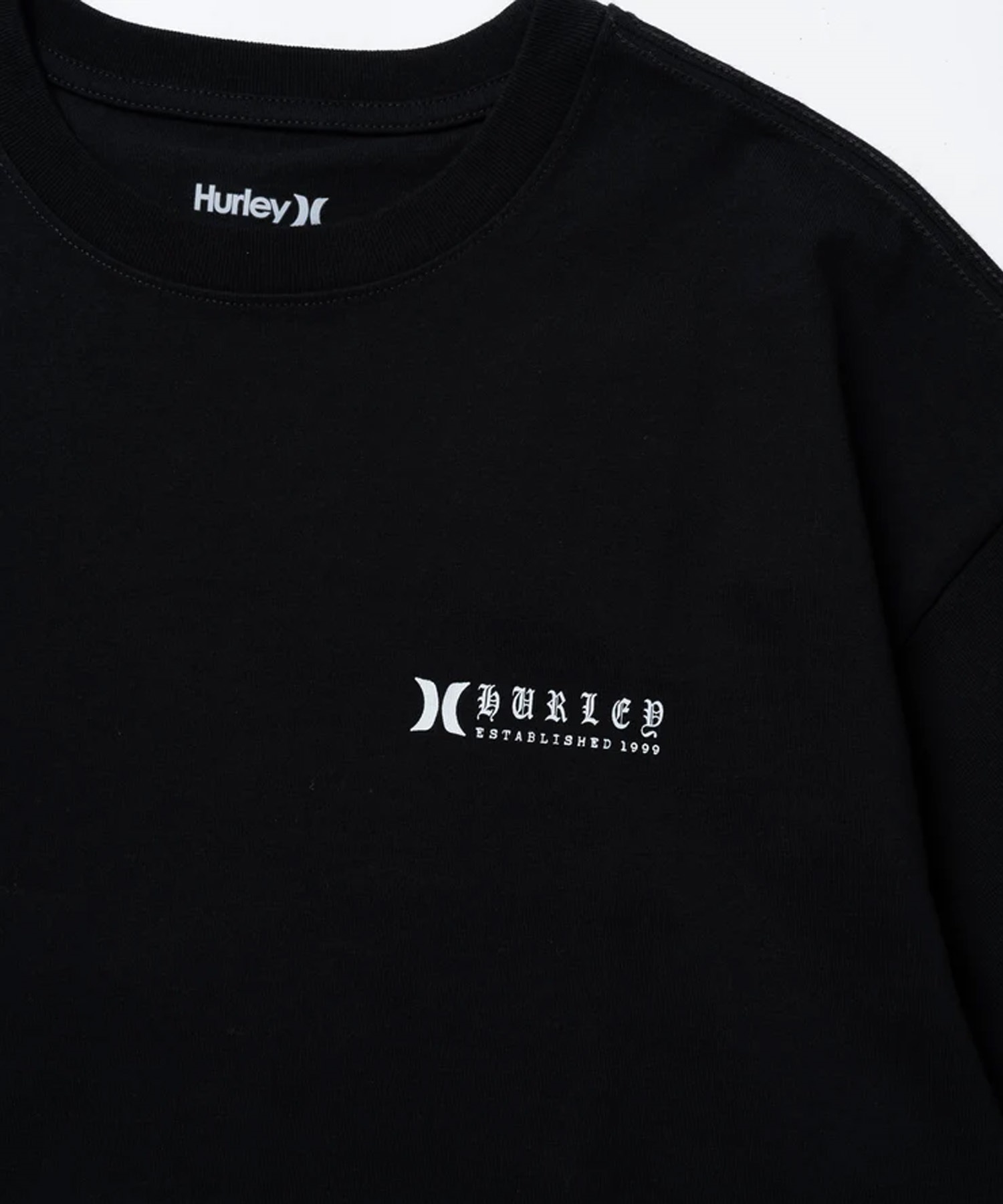 Hurley ハーレー メンズ 半袖 Tシャツ オーバーサイズ オールドイングリッシュ ロゴ バックプリント MSS2411024(PNP-M)