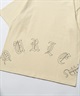 Hurley ハーレー メンズ 半袖 Tシャツ オーバーサイズ オールドイングリッシュ ロゴ バックプリント MSS2411024(CRM-M)