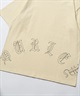 Hurley ハーレー メンズ 半袖 Tシャツ オーバーサイズ オールドイングリッシュ ロゴ バックプリント MSS2411024(CRM-M)