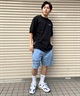 Hurley ハーレー メンズ 半袖 Tシャツ オーバーサイズ オールドイングリッシュ ロゴ バックプリント MSS2411024(BLK-M)