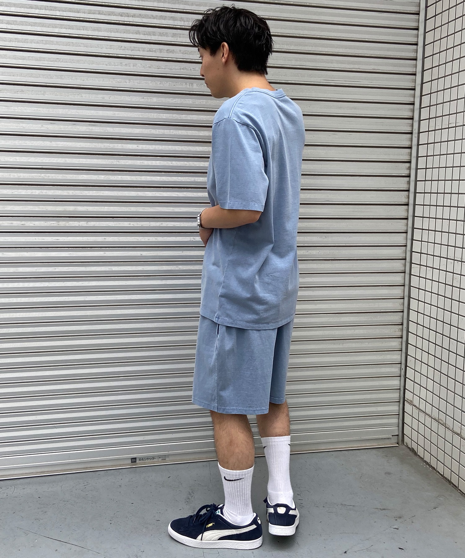 Hurley ハーレー メンズ 半袖 Tシャツ ピグメント染 ロゴ刺繍