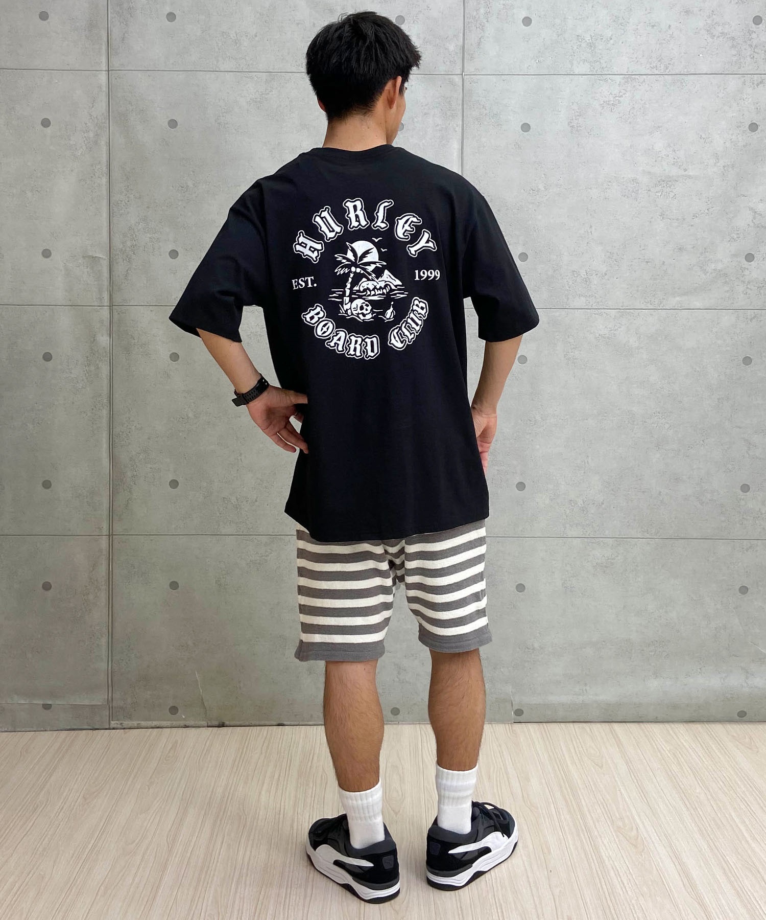 Hurley ハーレー アイランド バックプリント ヘビーウェイト メンズ ショートスリーブ ティー 24MRSMSS06(WHT-S)