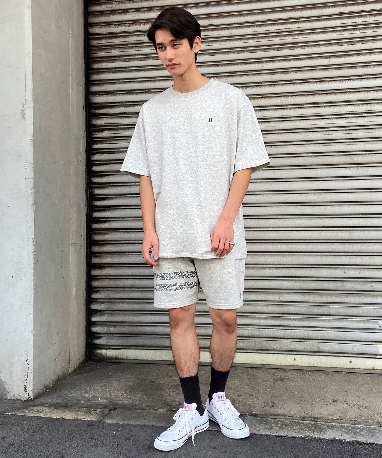 Hurley ハーレー メンズ 半袖 トレーナー クルーネック