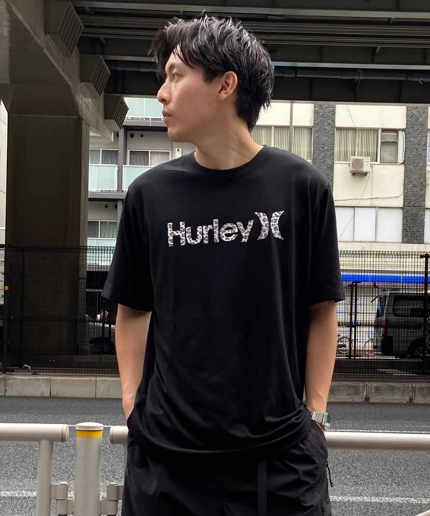 Hurley ハーレー メンズ 半袖 Tシャツ レオパード柄 ロゴ MSS2411033(AGHT-M)