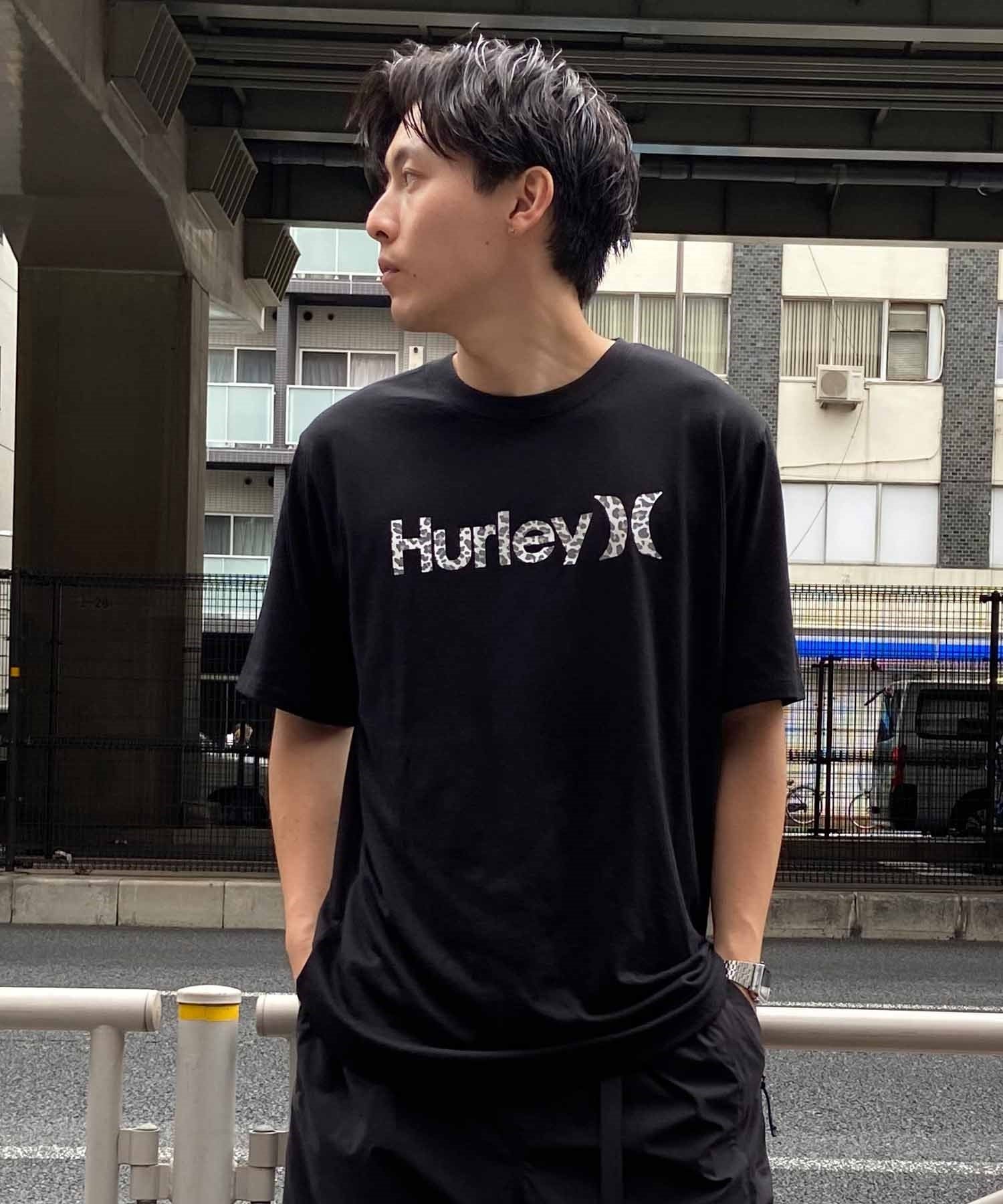 Hurley ハーレー メンズ 半袖 Tシャツ レオパード柄 ロゴ MSS2411033(WHT-M)