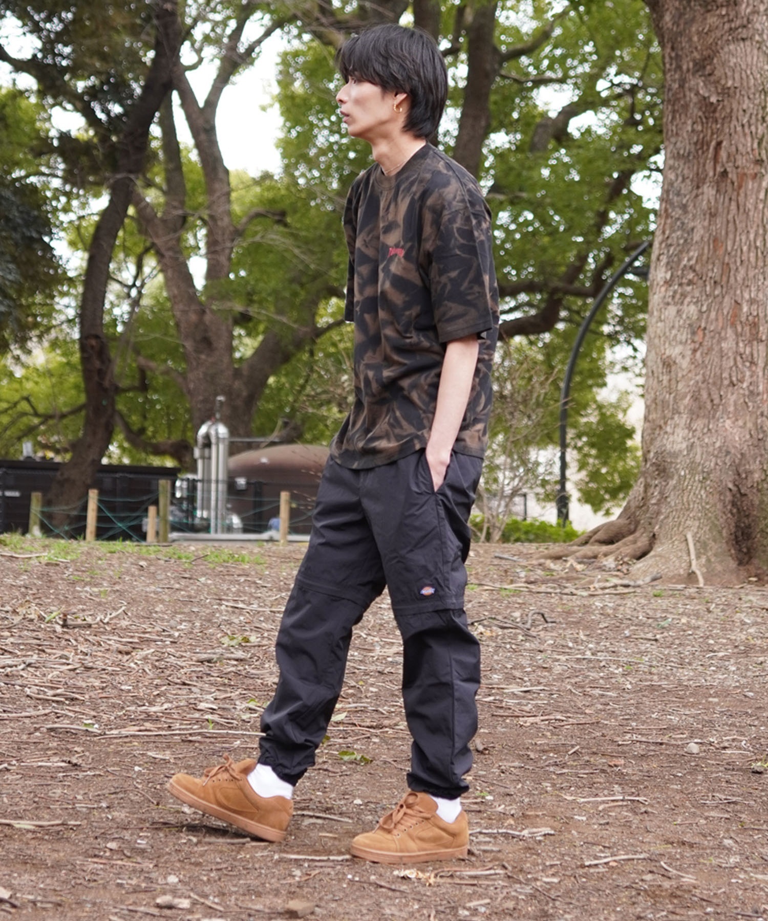 THRASHER スラッシャー メンズ 半袖 Tシャツ NECKFACE（ネックフェイス） THM-24SPSST02 ムラサキスポーツ別注(MURA-M)