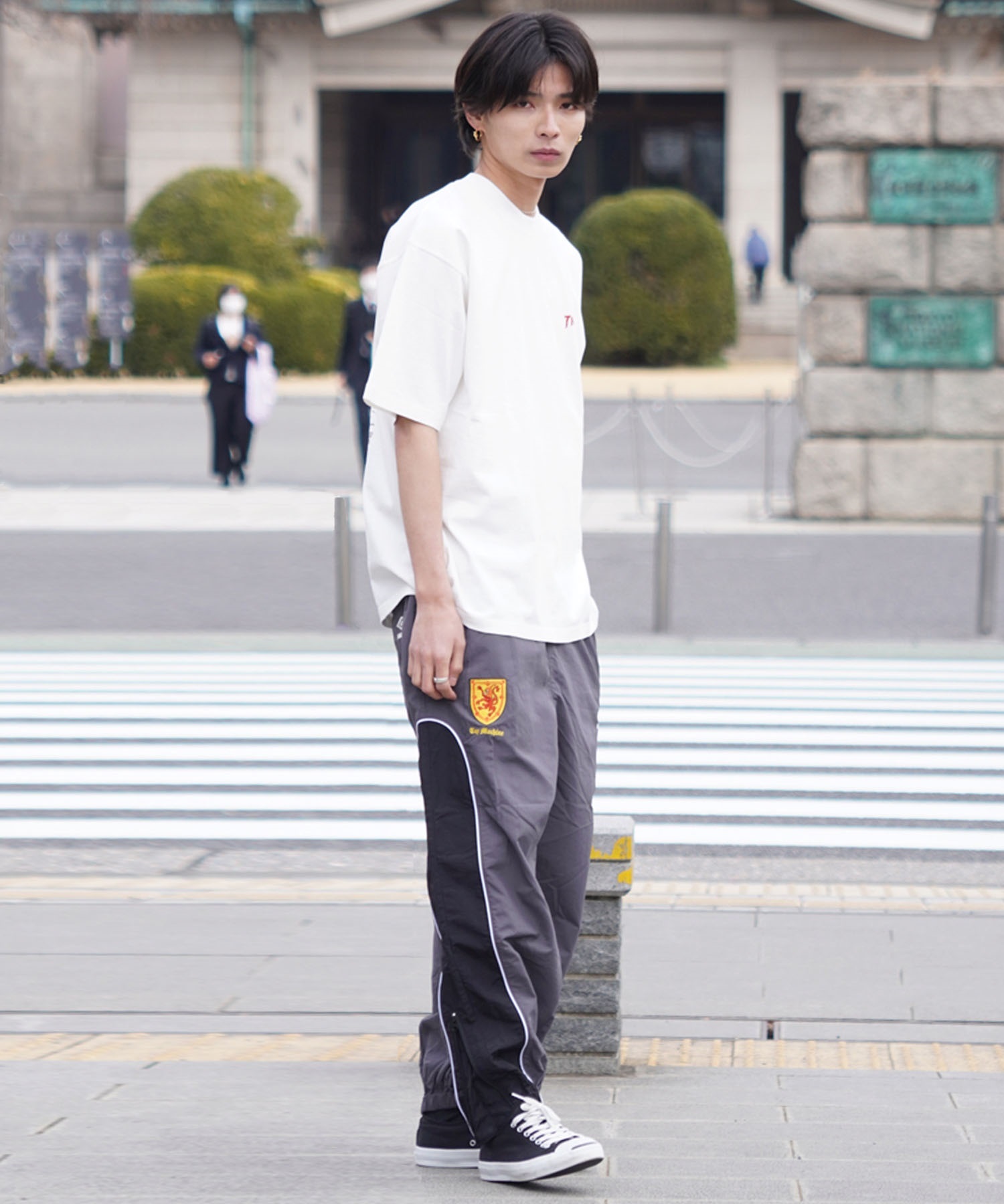 THRASHER スラッシャー メンズ 半袖 Tシャツ NECKFACE ネックフェイス THM-24SPSST02 ムラサキスポーツ別注(MURA-M)