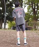 【マトメガイ対象】THRASHER スラッシャー メンズ 半袖 Tシャツ NECKFACE（ネックフェイス） THM-24SPSST02 ムラサキスポーツ別注(BLK-M)