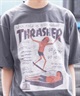 THRASHER スラッシャー メンズ 半袖 Tシャツ ピグメント染 MAGAZINE COVER THM-24SPSST05 ムラサキスポーツ限定(IVO-M)