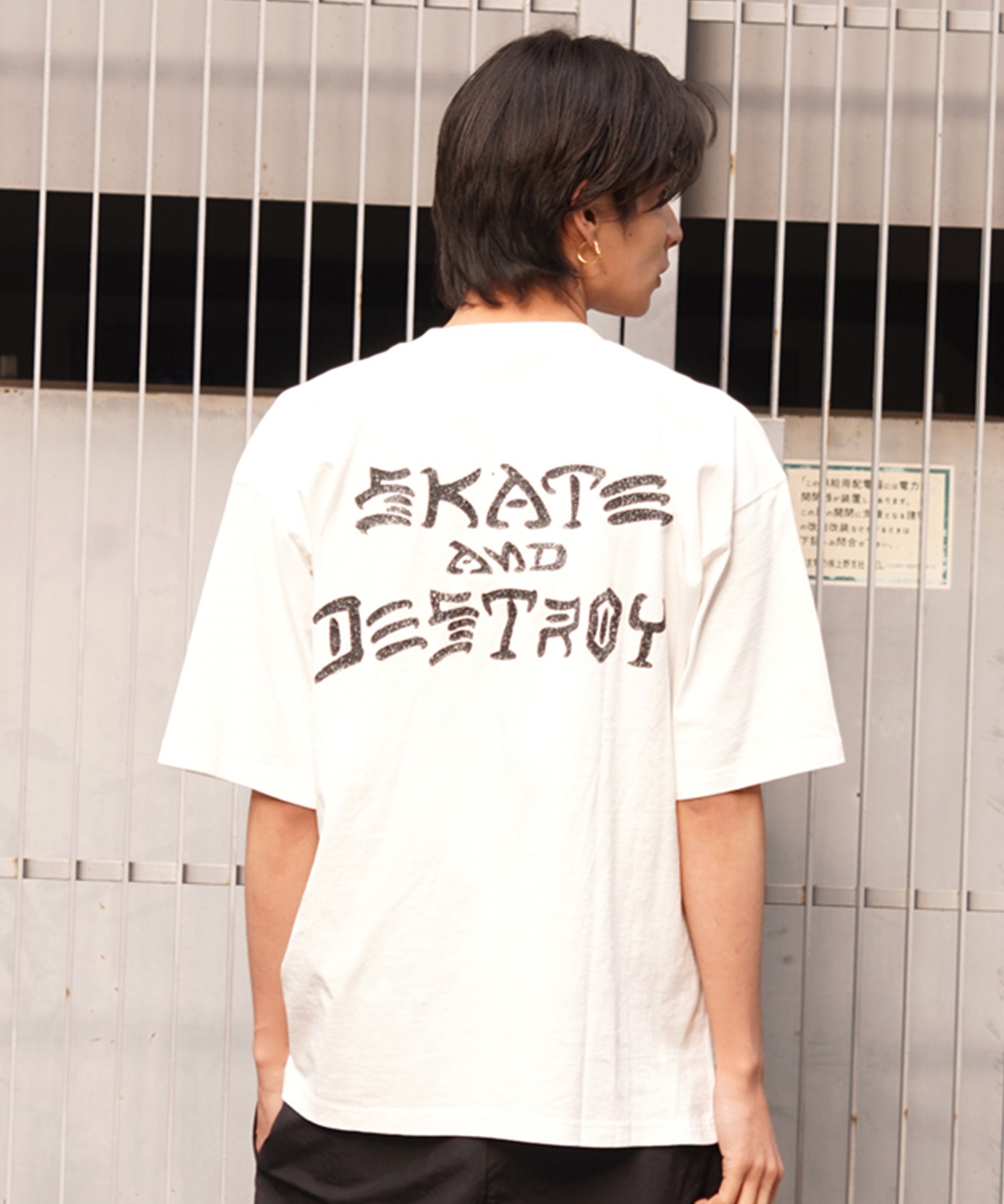 【マトメガイ対象】THRASHER スラッシャー メンズ 半袖 Tシャツ ピグメント染 MAGAZINE COVER THM-24SPSST06 ムラサキスポーツ限定(BLK-M)