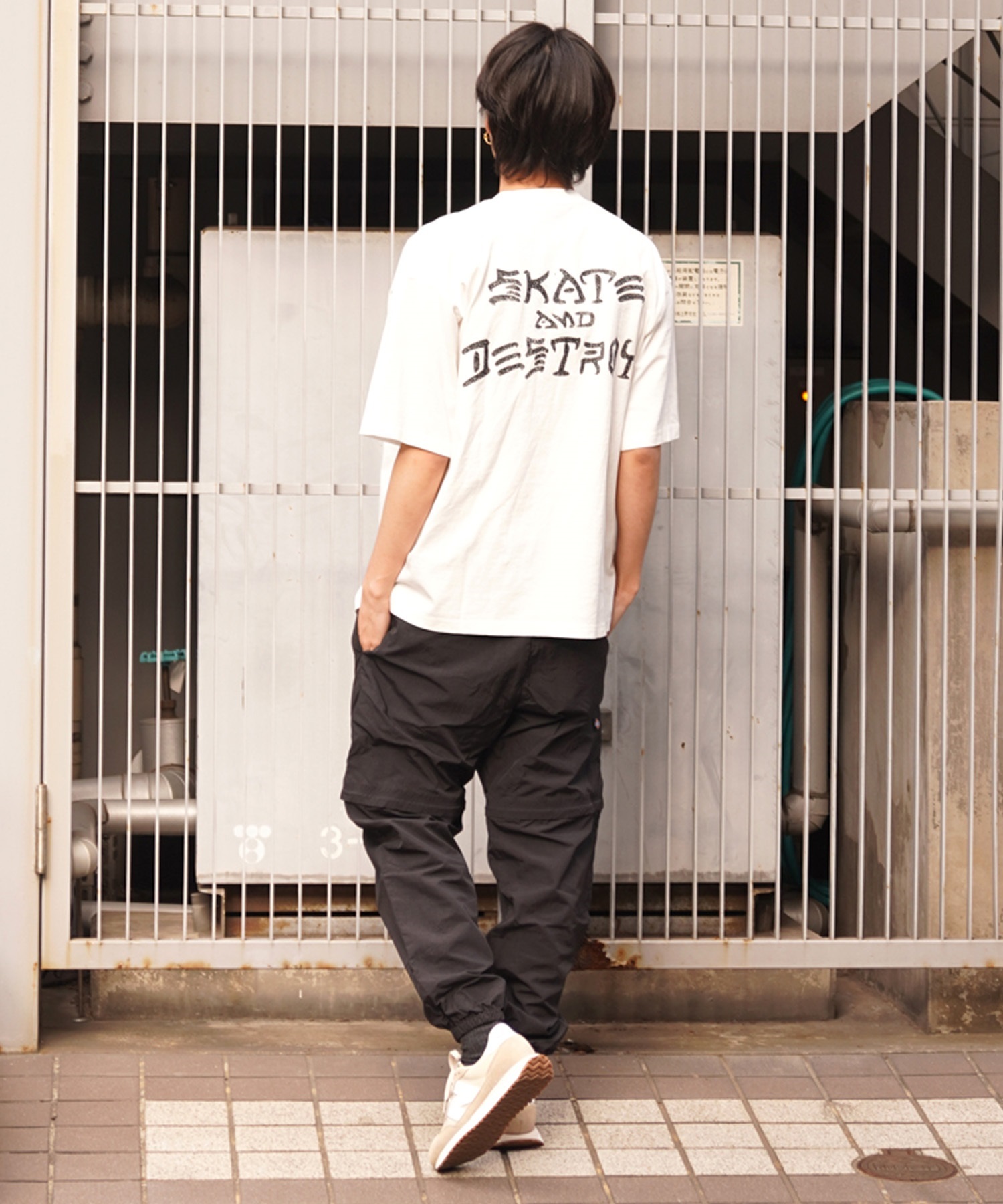 THRASHER スラッシャー メンズ 半袖 Tシャツ ピグメント染 MAGAZINE COVER THM-24SPSST06 ムラサキスポーツ限定(IVO-M)