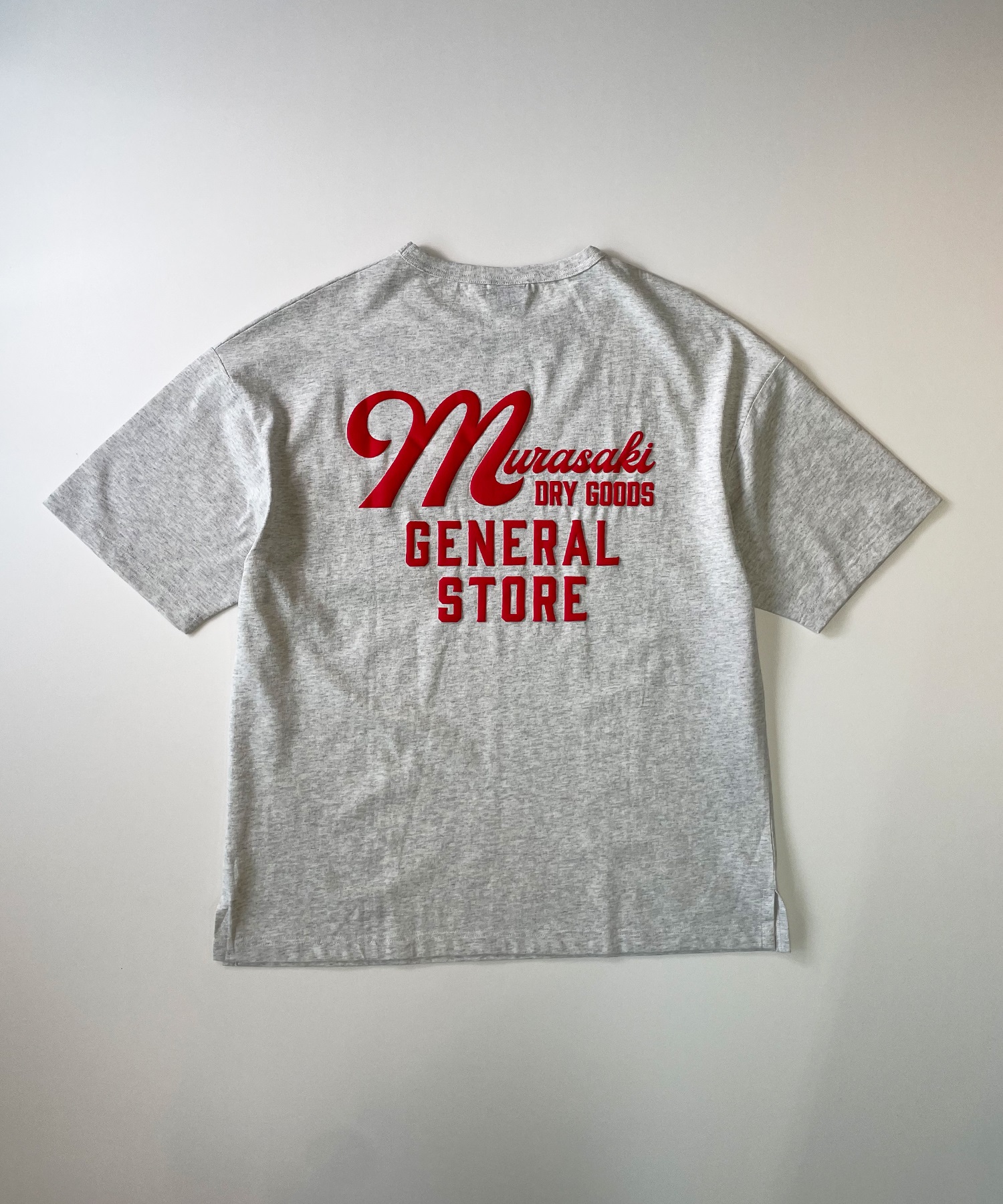 DEAR LAUREL ディアローレル メンズ 半袖 Tシャツ "Murasaki Dry Goods General Store" バックプリント 吸水速乾 D24S2101(BLK-M)