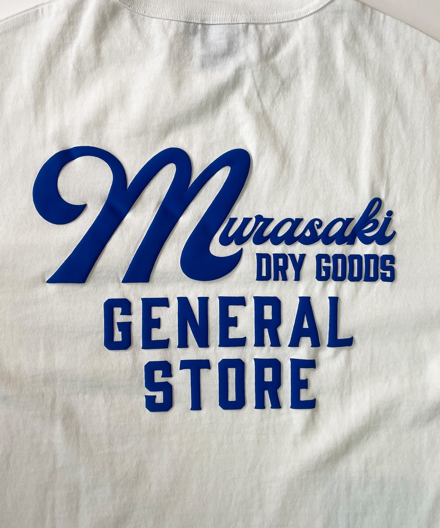 DEAR LAUREL ディアローレル メンズ 半袖 Tシャツ "Murasaki Dry Goods General Store" バックプリント 吸水速乾 D24S2101(BLK-M)