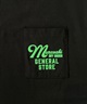 DEAR LAUREL ディアローレル メンズ 半袖 Tシャツ "Murasaki Dry Goods General Store" バックプリント 吸水速乾 D24S2101(GRY-M)