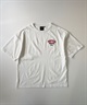 DEAR LAUREL ディアローレル メンズ 半袖 Tシャツ "Brooklyn Banks embroidery" ワンポイント 吸水速乾 D24S2103(GRY-M)