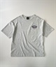 DEAR LAUREL ディアローレル メンズ 半袖 Tシャツ "Brooklyn Banks embroidery" ワンポイント 吸水速乾 D24S2103(WHT-M)