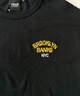 DEAR LAUREL ディアローレル メンズ 半袖 Tシャツ "Brooklyn Banks embroidery" ワンポイント 吸水速乾 D24S2103(GRY-M)