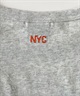 DEAR LAUREL ディアローレル メンズ 半袖 Tシャツ "Brooklyn Banks embroidery" ワンポイント 吸水速乾 D24S2103(GRY-M)